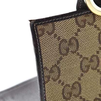 Gucci Monogram D Ring Compact Wallet Dark Brown 9 of 14