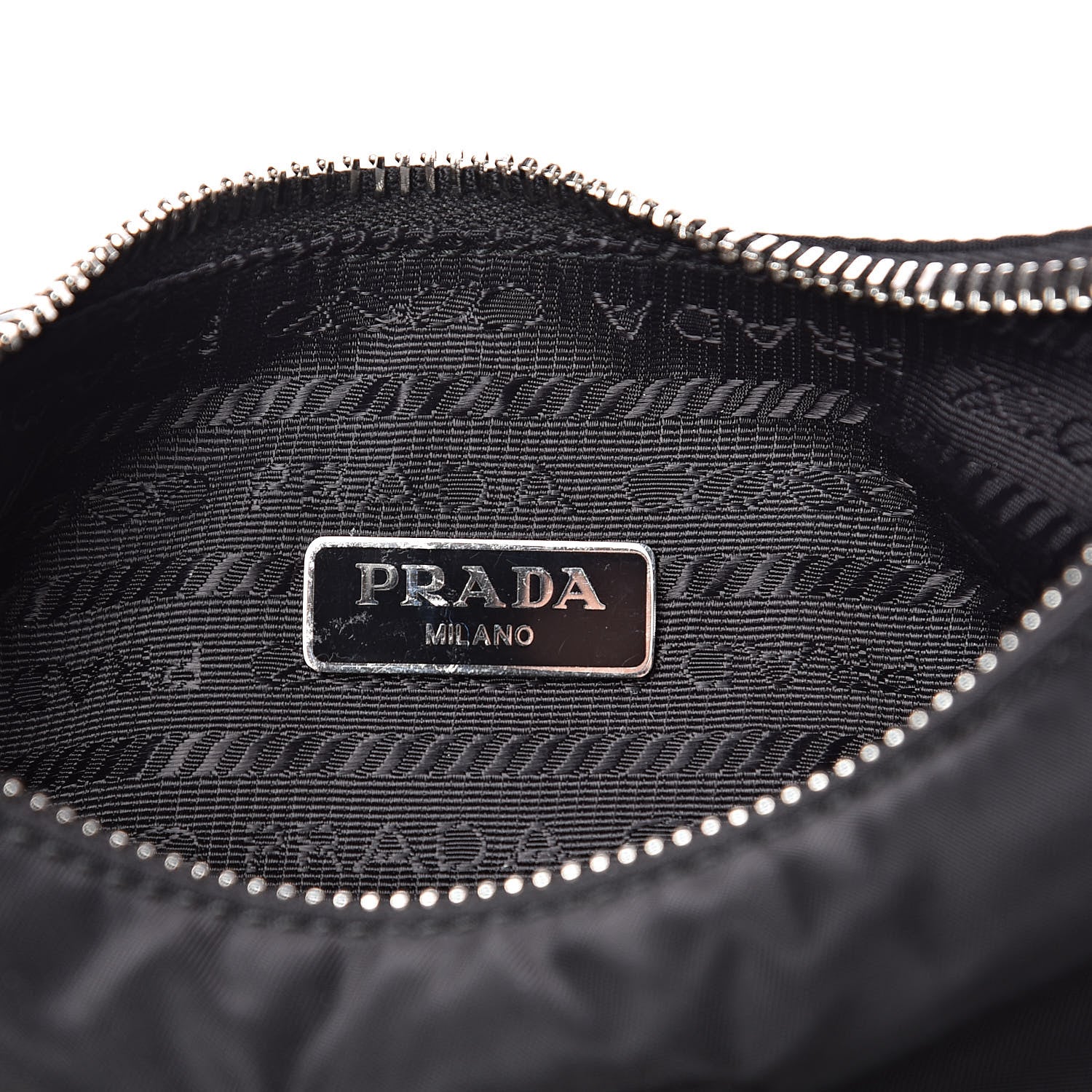 Prada Nylon Re-Edition 2005 Shoulder Bag Black 7 of 9