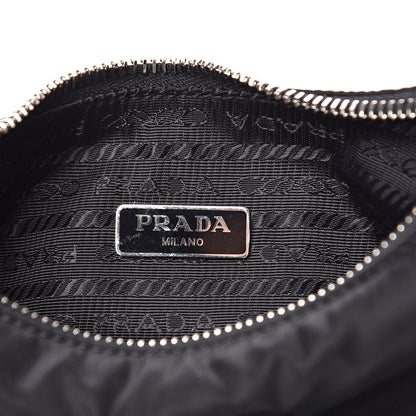 Prada Nylon Re-Edition 2005 Shoulder Bag Black 7 of 9