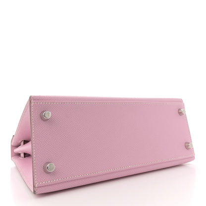 Hermes Epsom Horseshoe Kelly Sellier 25 Mauve Sylvestre Rose Mexico 4 of 11