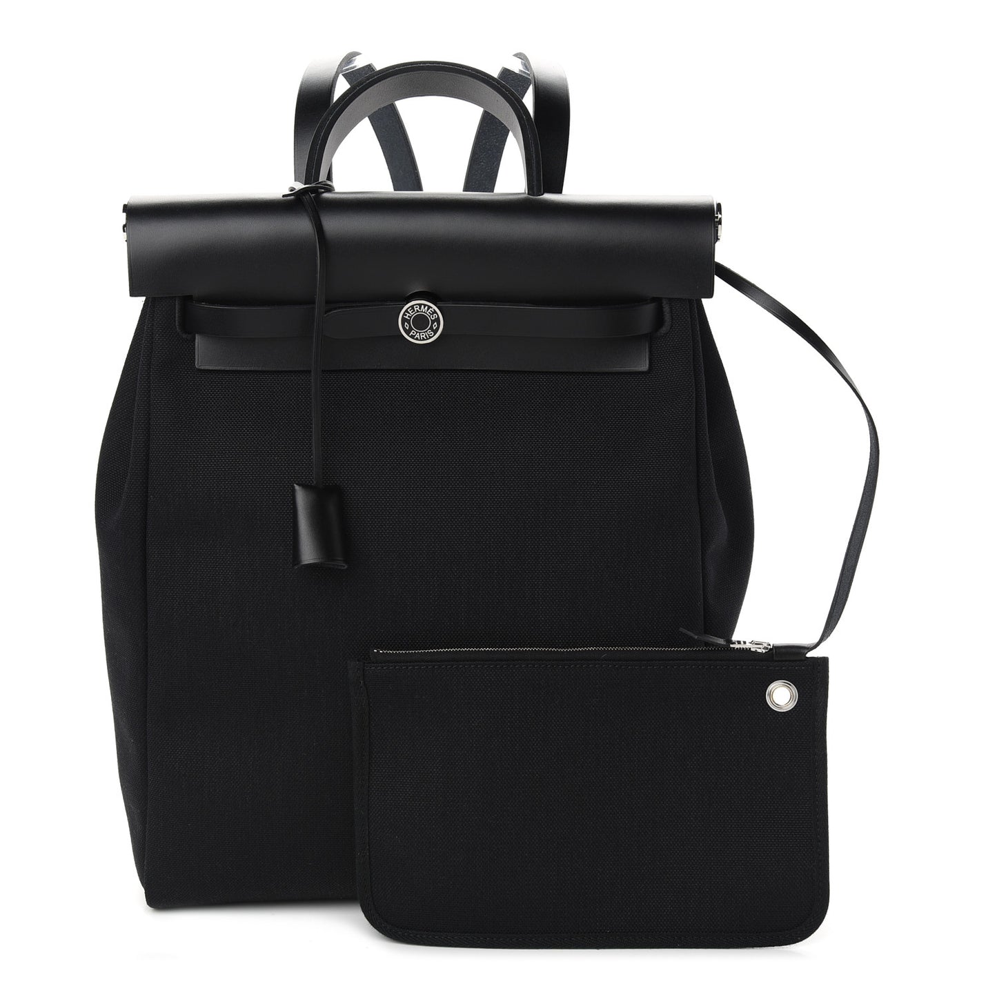 Military Toile Vache Hunter Herbag a Dos Zip Retourne Backpack Black
