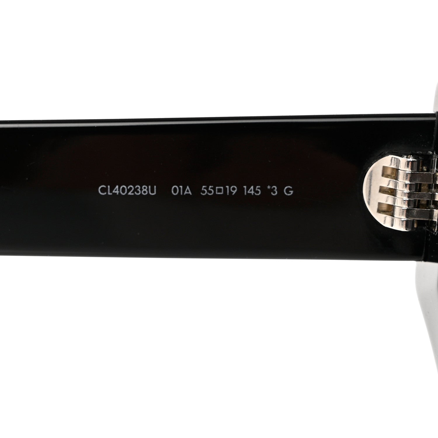 Celine Acetate Triomphe 01 Sunglasses CL 40238U Black 6 of 8