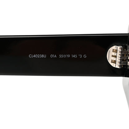 Celine Acetate Triomphe 01 Sunglasses CL 40238U Black 6 of 8