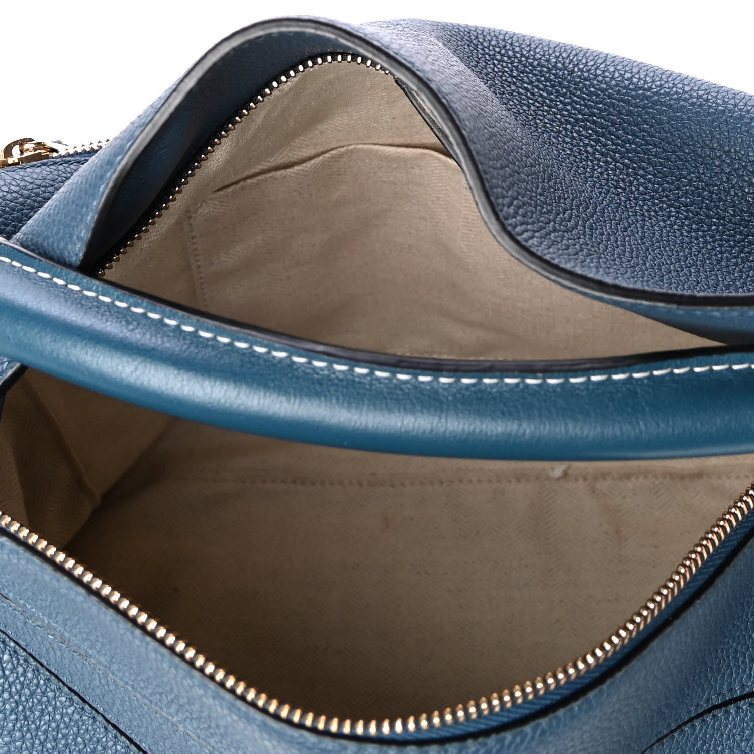 Loewe Calfskin Medium Puzzle Bag Dark Blue 4 of 4
