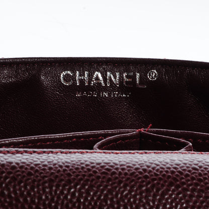 Chanel Caviar East West Flap Bordeaux 8 of 9