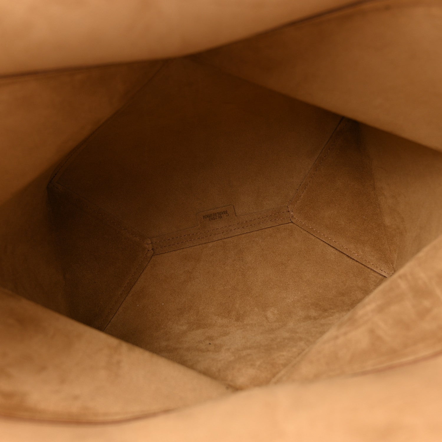 Loewe Shiny Calfskin Medium Puzzle Fold Tote Warm Desert 5 of 11