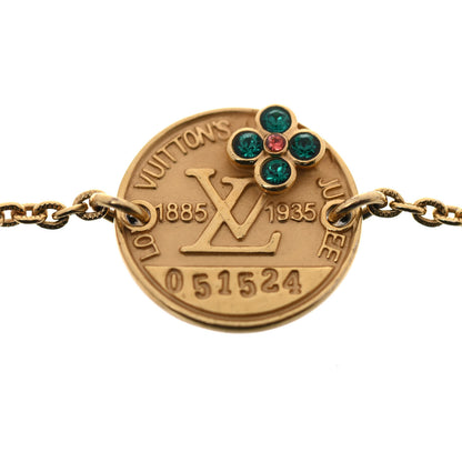 Louis Vuitton Metal Miss Windsor Medal Bracelet Gold 6 of 6