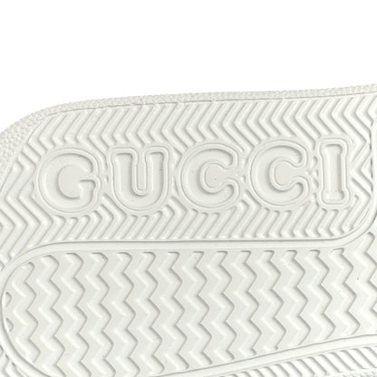 Gucci Calfskin GG Supreme Monogram Perforated Womens Platform 55mm Sneakers 39 Wild Cherry Beige Mystic White Bright Purple 8 of 9