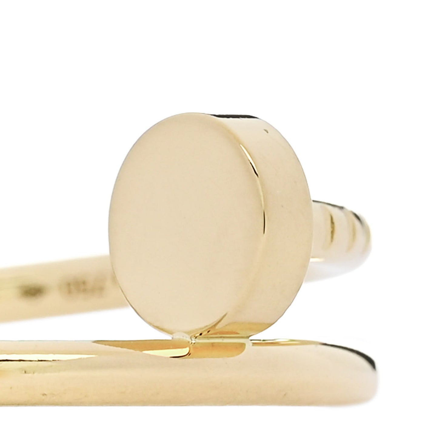 18K Yellow Gold Small Juste Un Clou Ring 54 6.75