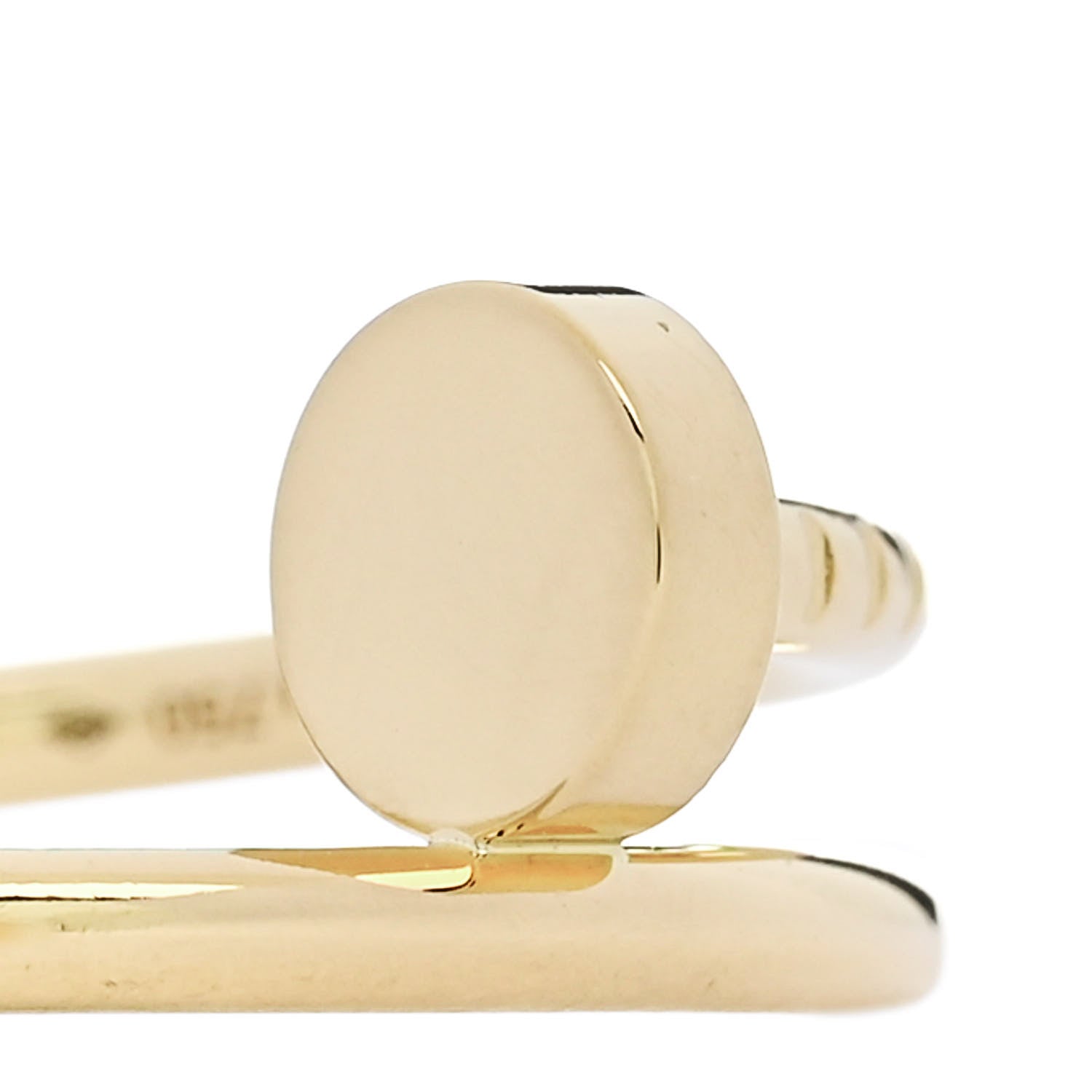 Cartier 18K Yellow Gold Small Juste Un Clou Ring 54 6.75 4 of 6
