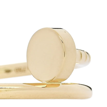 Cartier 18K Yellow Gold Small Juste Un Clou Ring 54 6.75 4 of 6