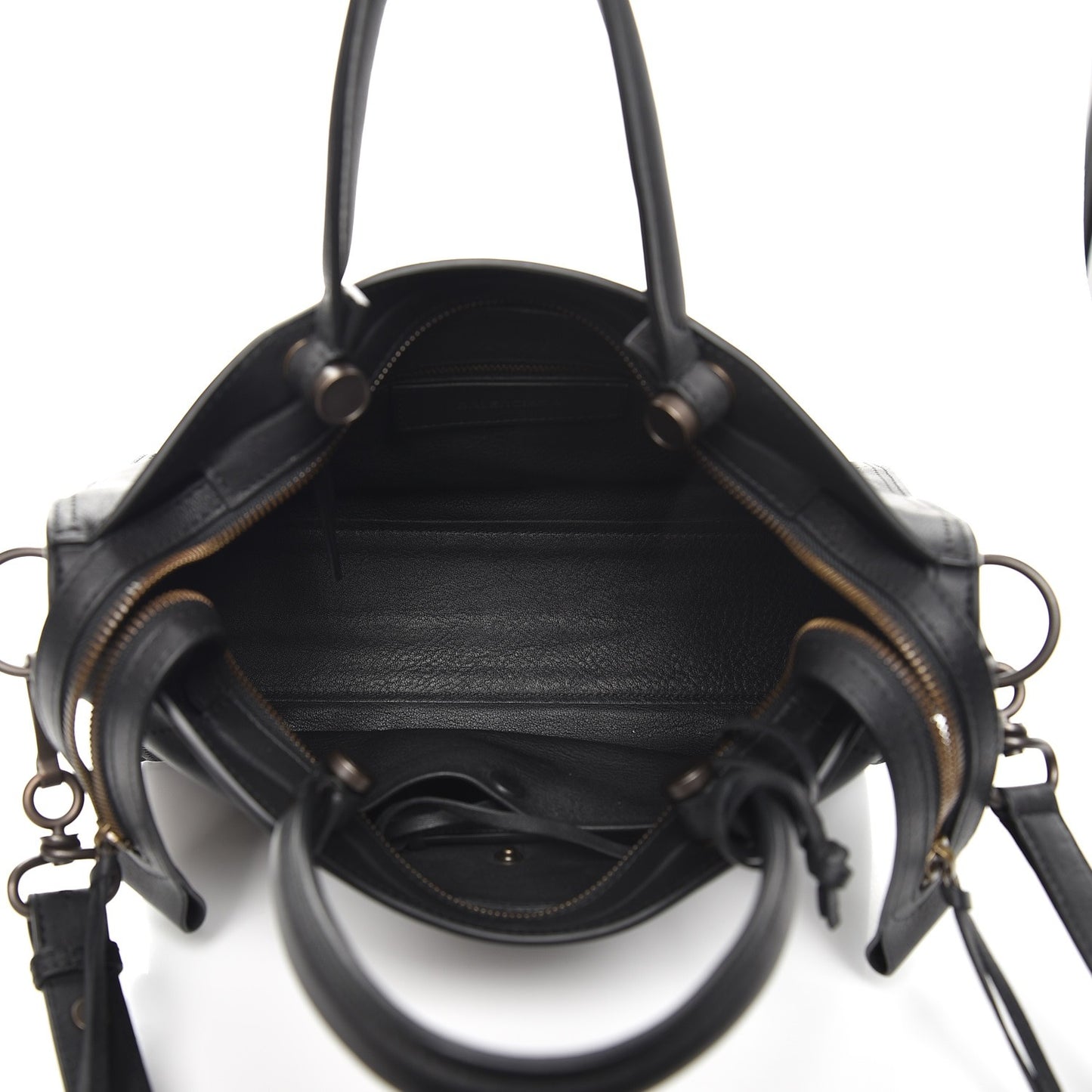 Veau Soyeux Perforated Blackout Hardware S City Black