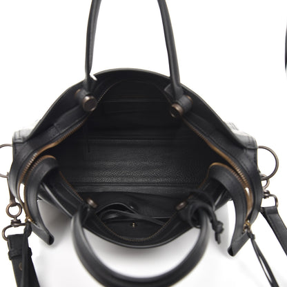 Balenciaga Veau Soyeux Perforated Blackout Hardware S City Black 6 of 9