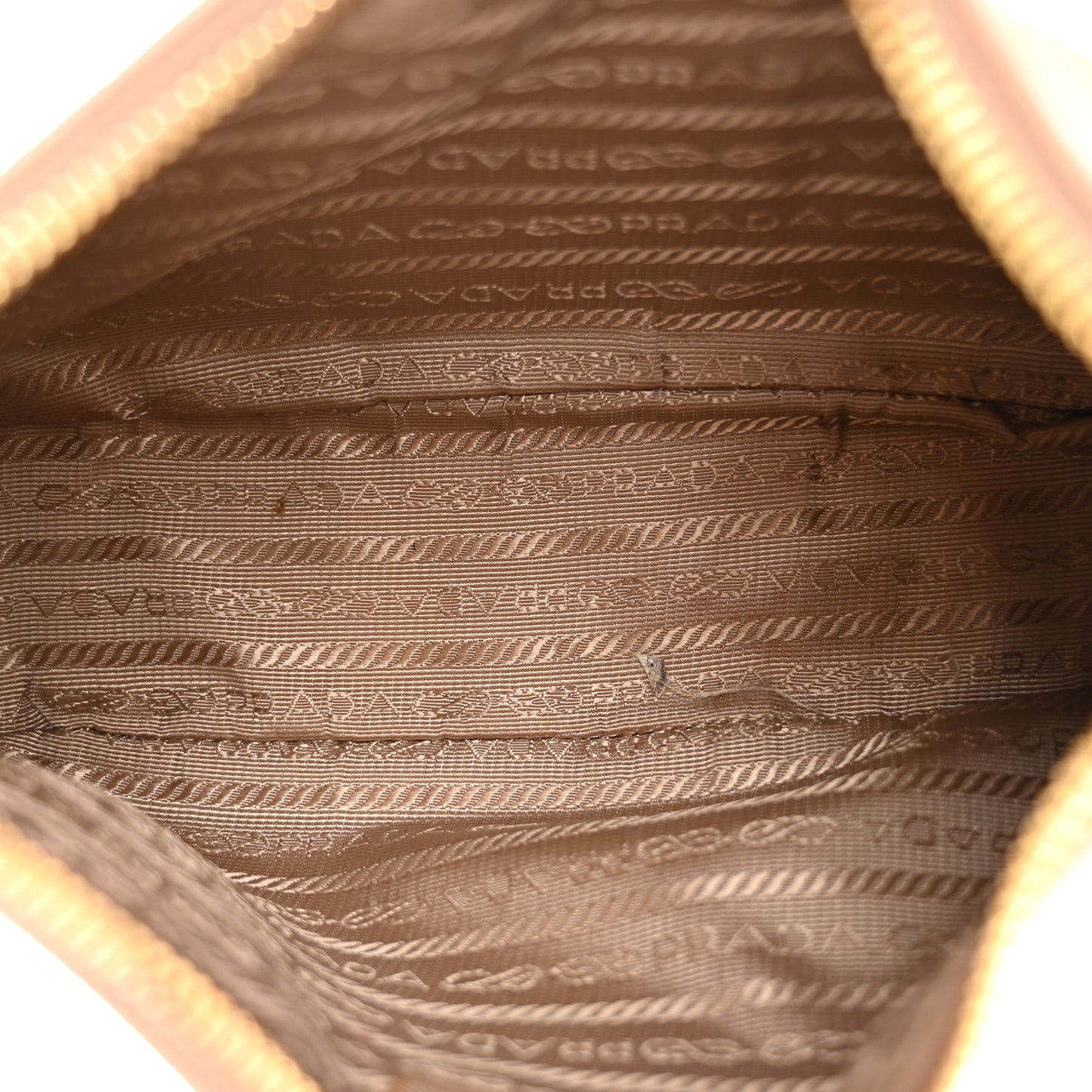 Saffiano Lux Re-Edition Mini Shoulder Bag Cammeo