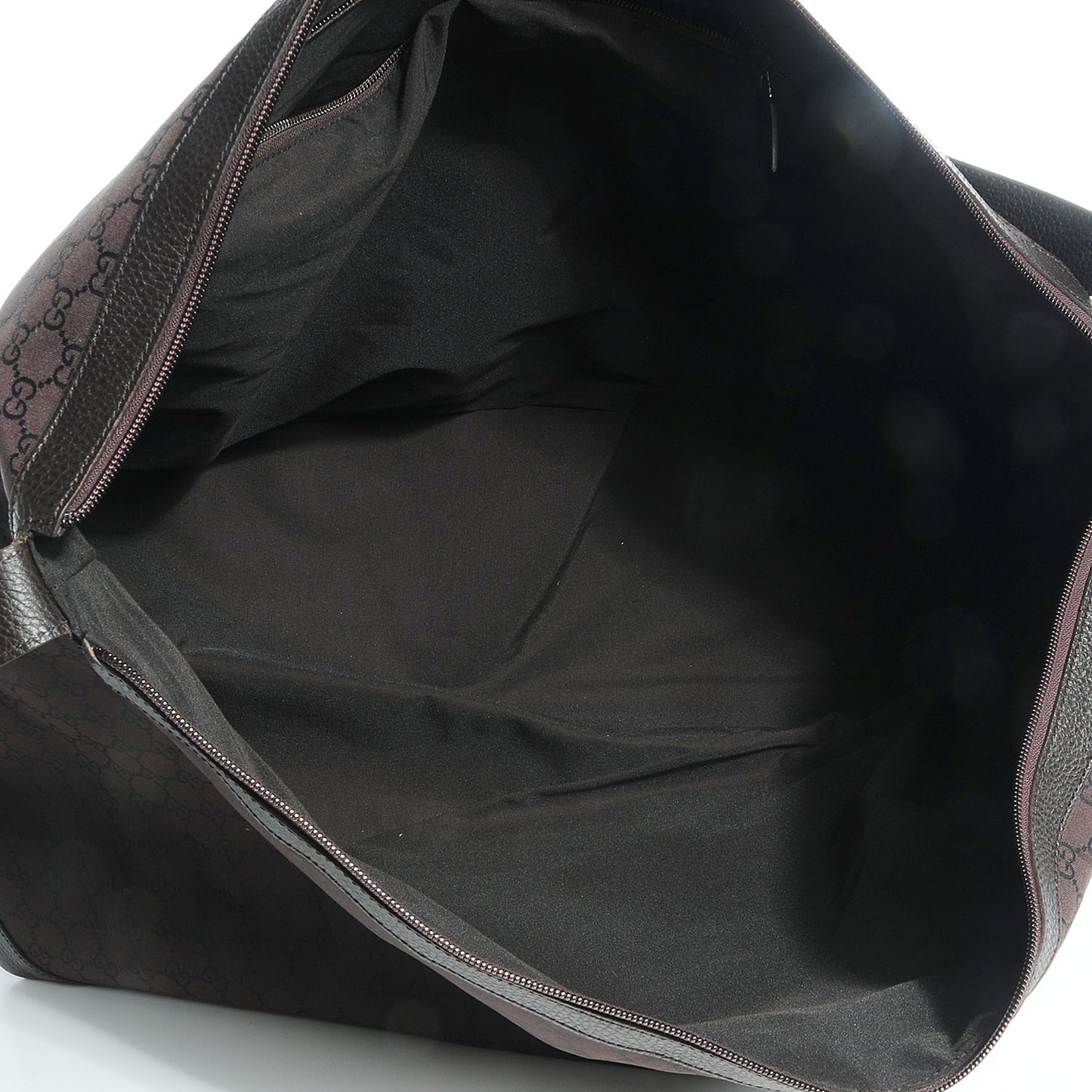 Nylon Monogram Large Travel Hobo Dark Brown