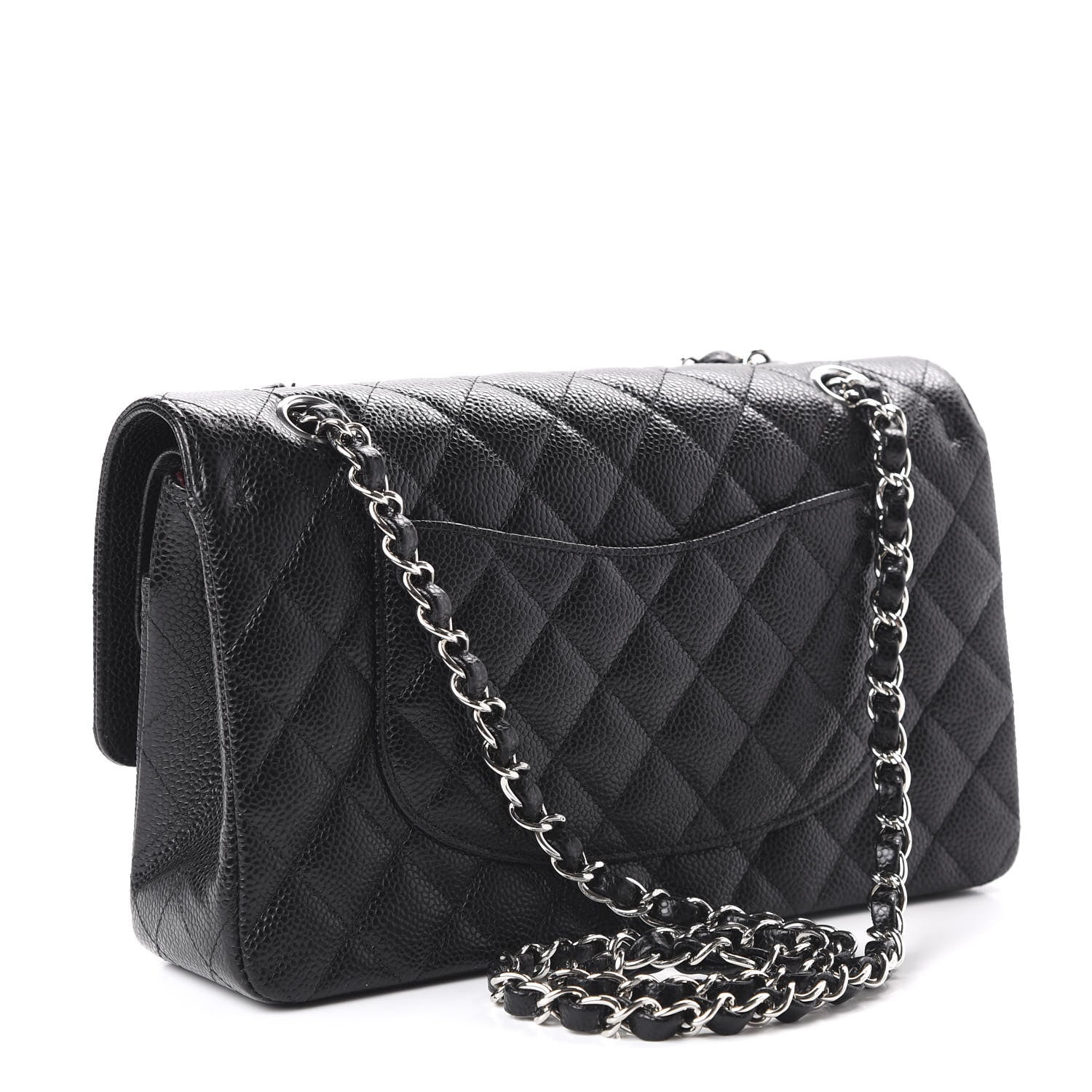 Chanel Caviar Quilted Medium Double Flap Black 3 of 11