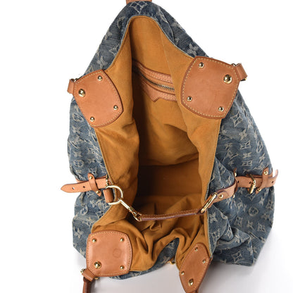 Louis Vuitton Denim Mahina XL Blue 5 of 10