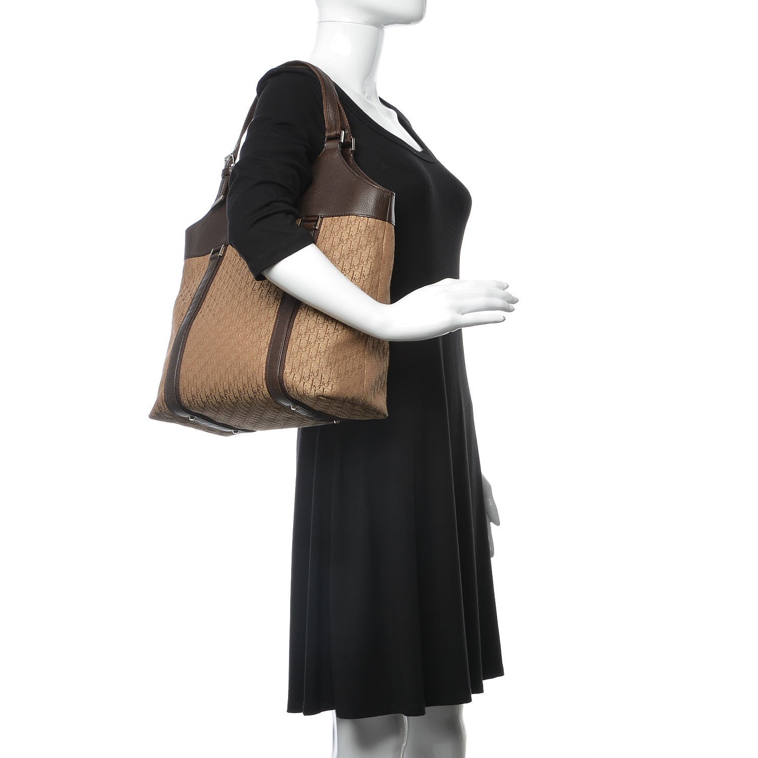 Christian Dior Monogram Tote Brown 2 of 17