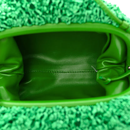 Bottega Veneta Bouclé Curly Raffia The Mini Pouch Parakeet 5 of 10