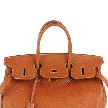 Hermes Togo Birkin 35 Gold 7 of 16