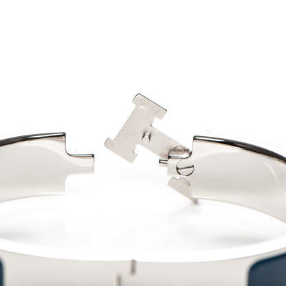 Hermes Narrow Enamel Clic Clac H Bracelet PM Bleu Biarritz 4 of 5