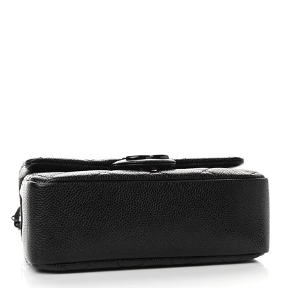 Chanel Caviar Quilted Incognito Mini Square Flap Black 4 of 9