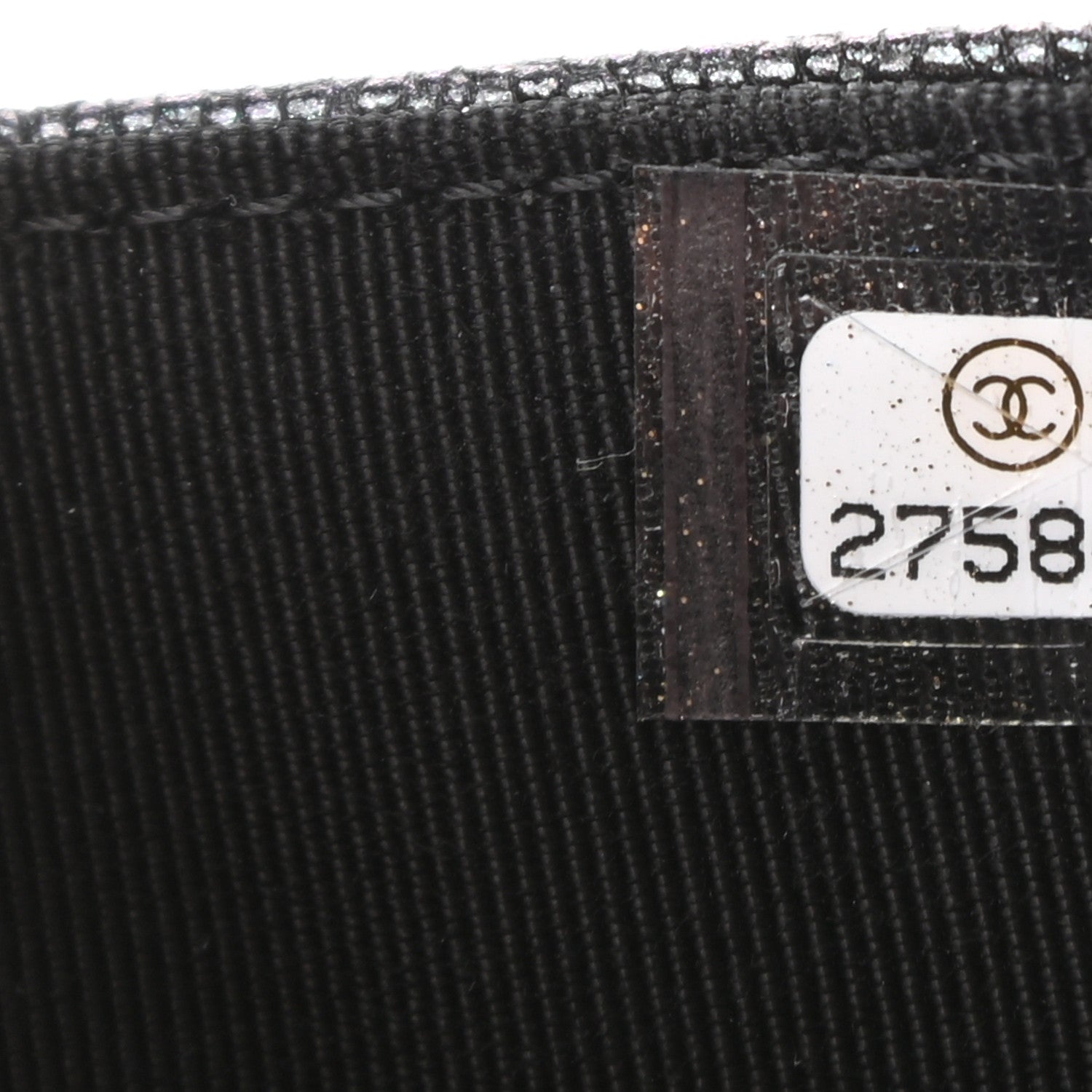Chanel Iridescent Caviar Quilted Wallet On Chain WOC Black 8 of 12
