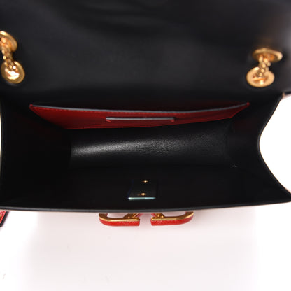 Valentino Garavani Smooth Calfskin Small VLock Shoulder Bag Poudre Rouge Pur 5 of 9