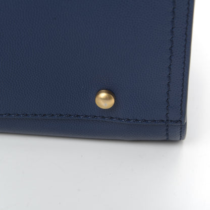 Chanel Caviar Small Studded Deauville Tote Navy 11 of 14