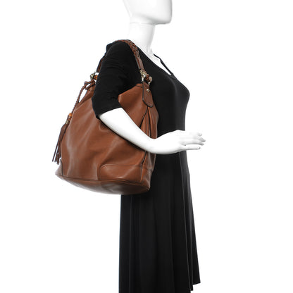 Gucci Calfskin Eva Hobo Brown 2 of 12