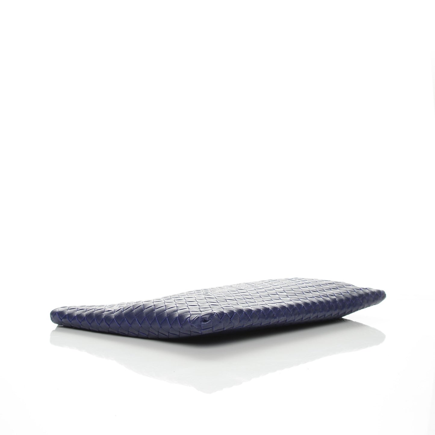 Nappa Intrecciato Document Case Blue
