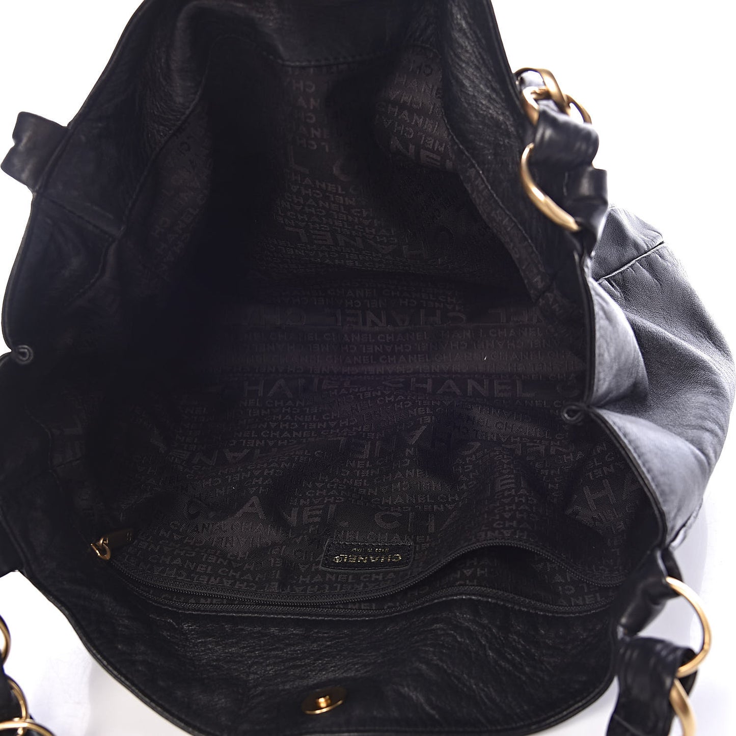 Lambskin Small Olsen Shoulder Bag Black