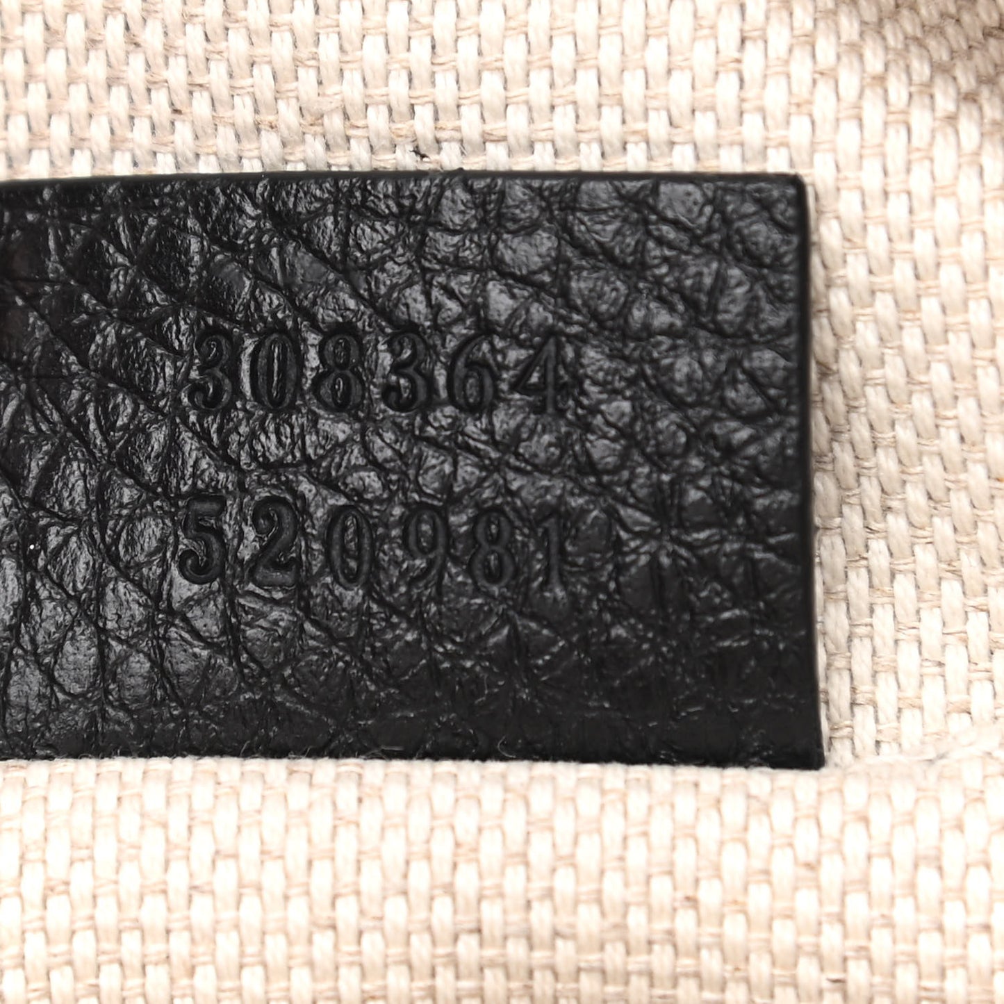 Pebbled Calfskin Small Soho Disco Bag Black