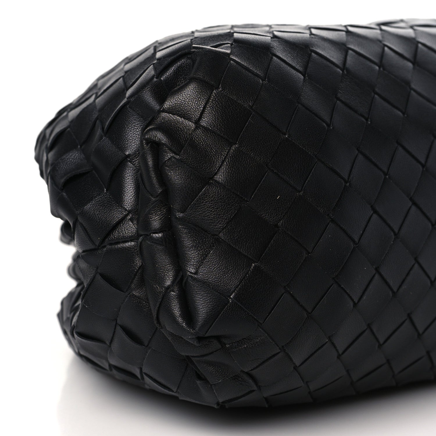 Bottega Veneta Nappa Maxi Intreccio The Pouch Oversized Clutch Black 9 of 10