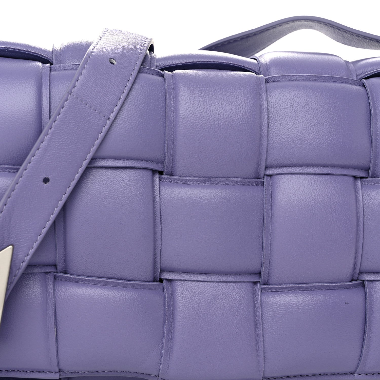 Bottega Veneta Nappa Maxi Intreccio Padded Cassette Crossbody Bag Lavender 8 of 10