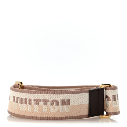 Louis Vuitton Jacquard Speedy Bandouliere 20 Shoulder Strap Beige Brown 2 of 4