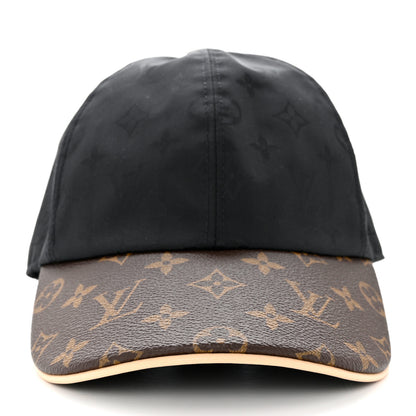 Louis Vuitton Polyester Silk Monogram LV Get Ready Cap M Black 3 of 8