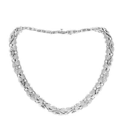 Bulgari Platinum Diamond Pave Nuvole Necklace 1 of 5