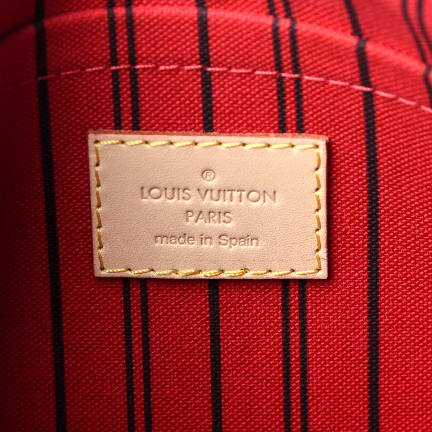 Louis Vuitton Monogram Neverfull MM GM Pochette Cherry 6 of 11