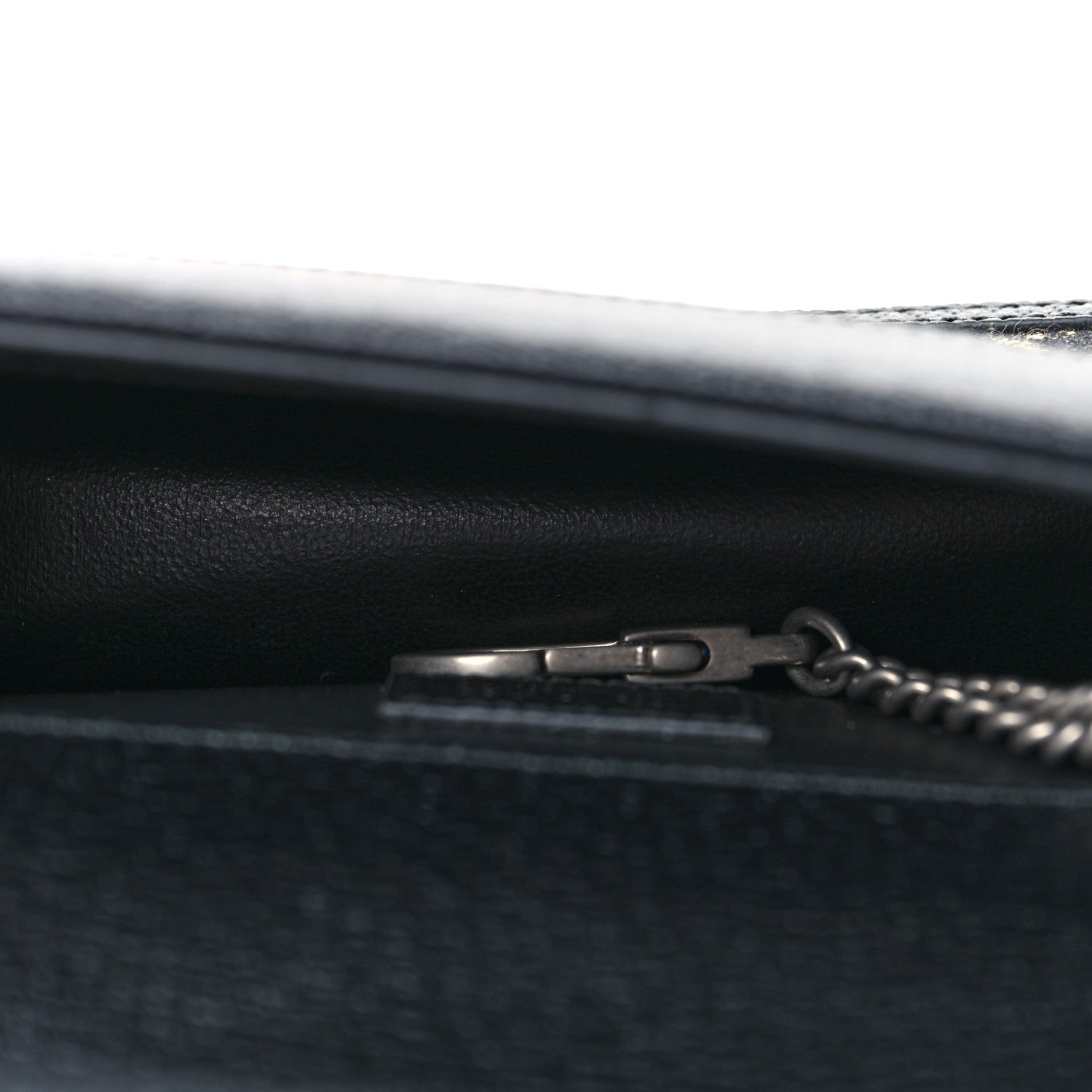 Gucci Jacquard Black Denim GG Monogram Super Mini Dionysus Shoulder Bag Black Ivory 5 of 10