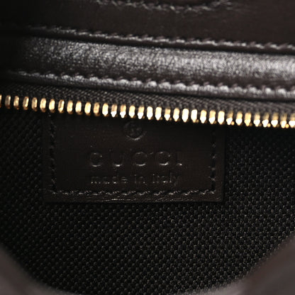 Gucci Calfskin Monogram Mini Moon Side Shoulder Bag Brown 6 of 9