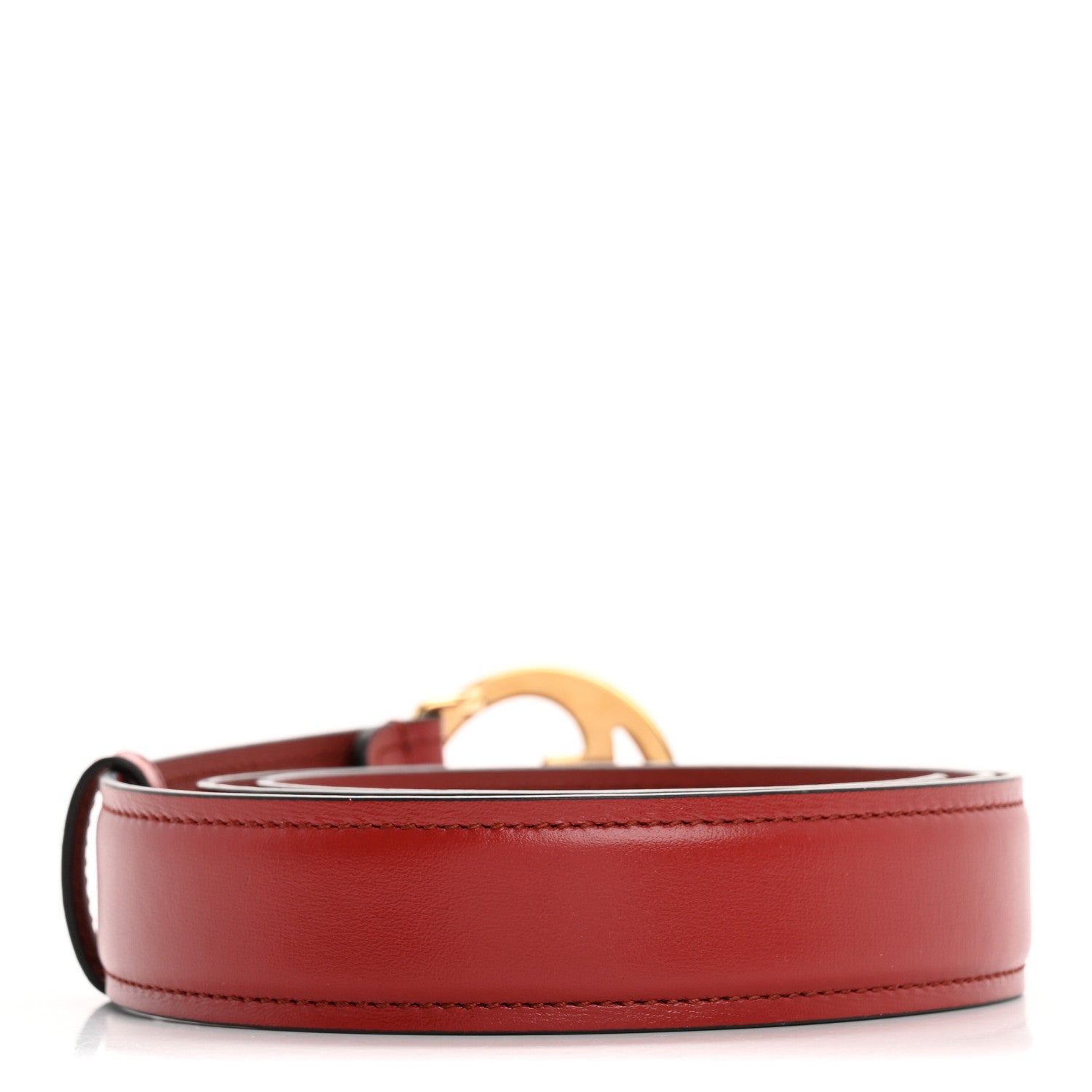 Gucci Ciny Lux Calfskin Blondie 30mm Belt 85 34 Rubicund 2 of 5