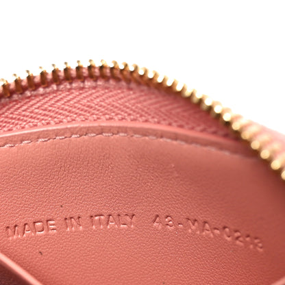 Christian Dior Lambskin Cannage Small Lady Dior Voyageur Coin Purse Rose Des Vents 7 of 7