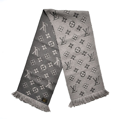 Louis Vuitton Wool Silk Logomania Scarf Verone 3 of 4