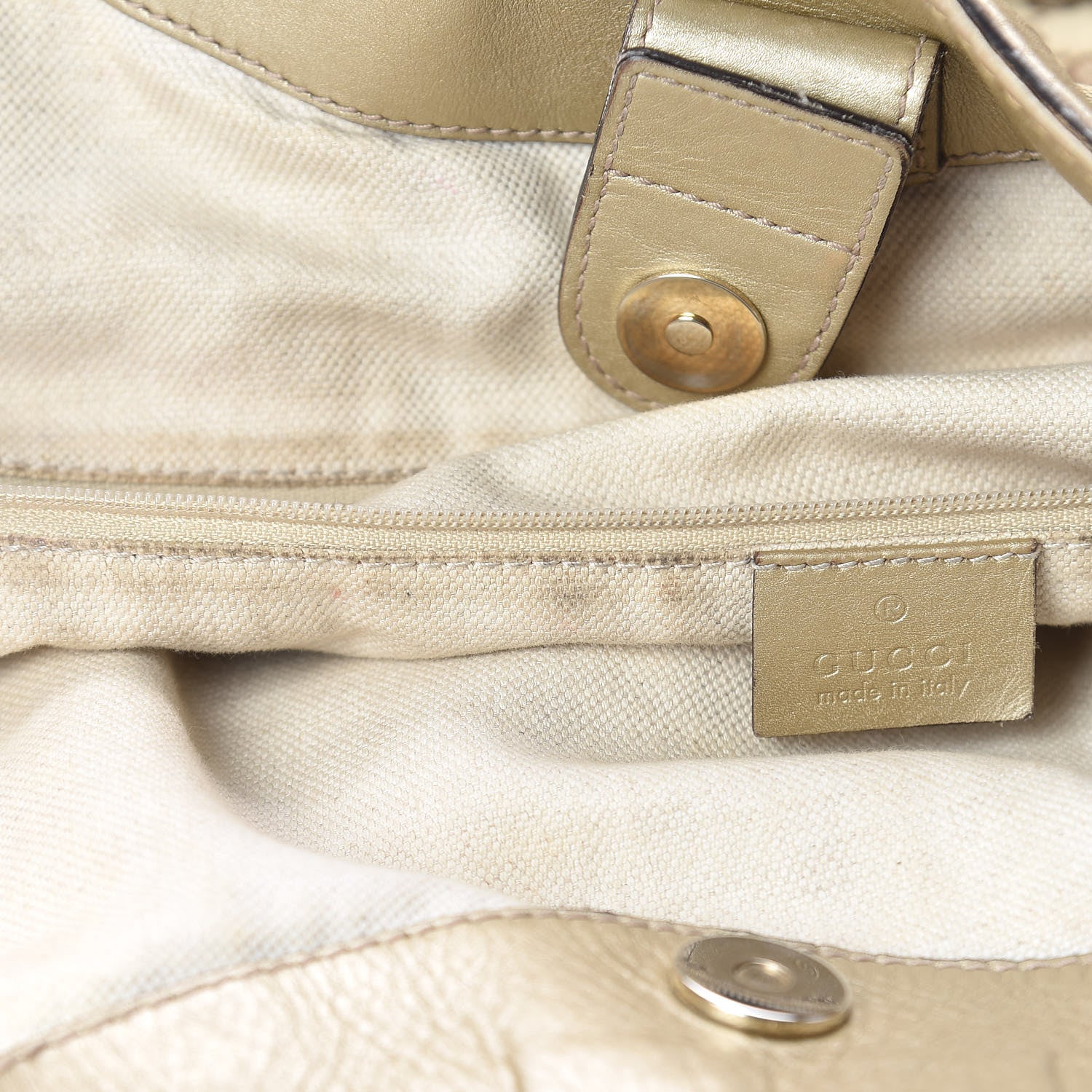 Gucci Monogram Large Sukey Tote Champagne 15 of 26