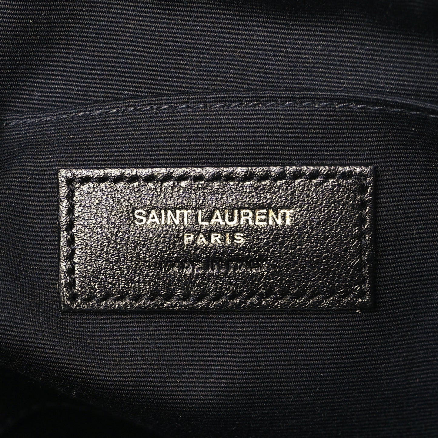 Grained Lambskin Monogram Lou Camera Bag Black