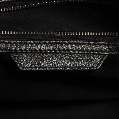 Celine Drummed Calfskin Mini Luggage Black 7 of 9