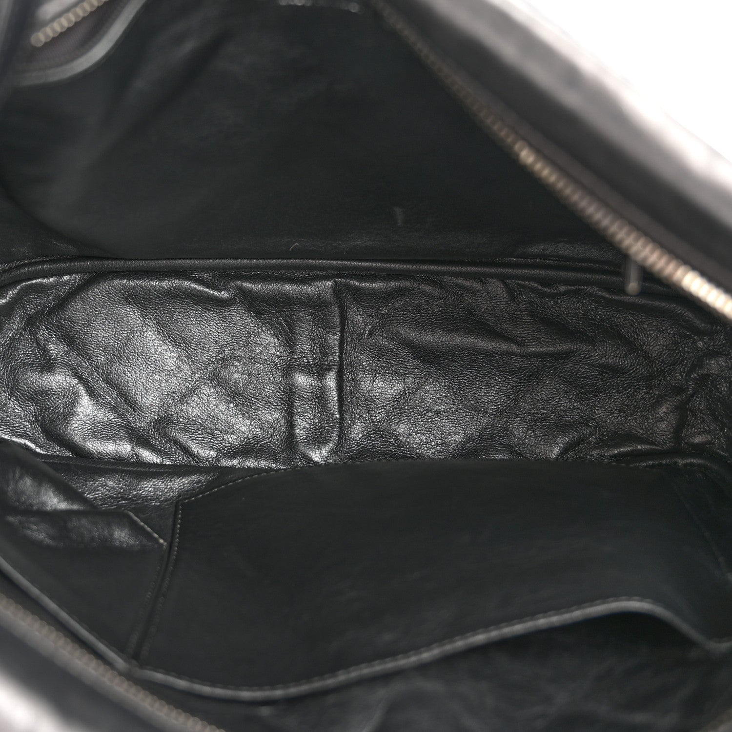 Chanel Metallic Aged Calfskin Quilted Large Reissue Camera Case Silver 5 of 13