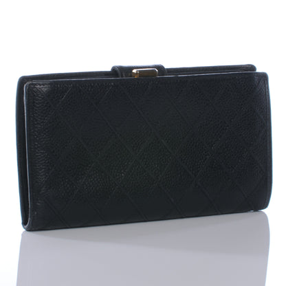 Chanel Caviar Diamond Stitch Wallet Black 3 of 8