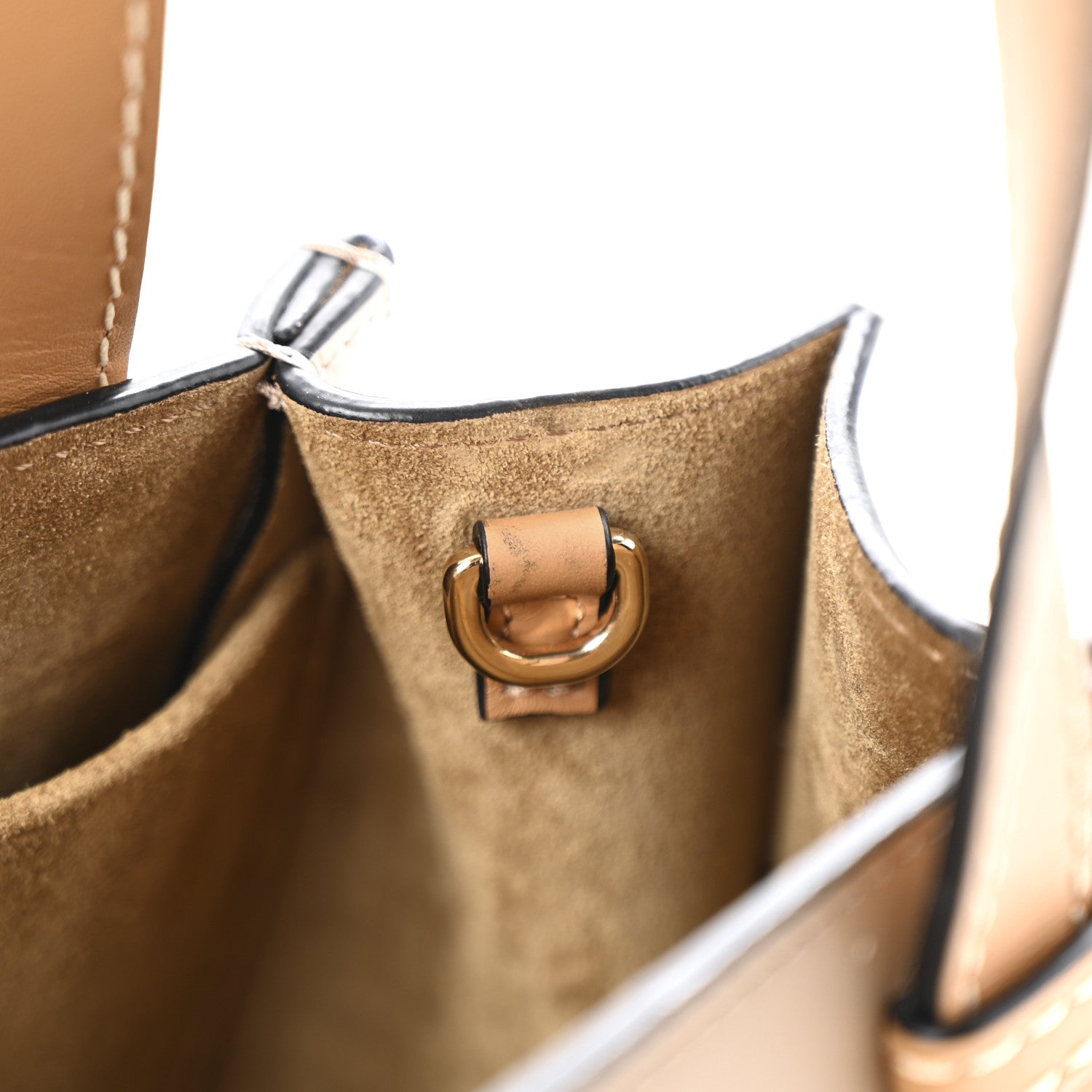 Loewe Calfskin Mini Gate Tote Mink Light Oat 10 of 10